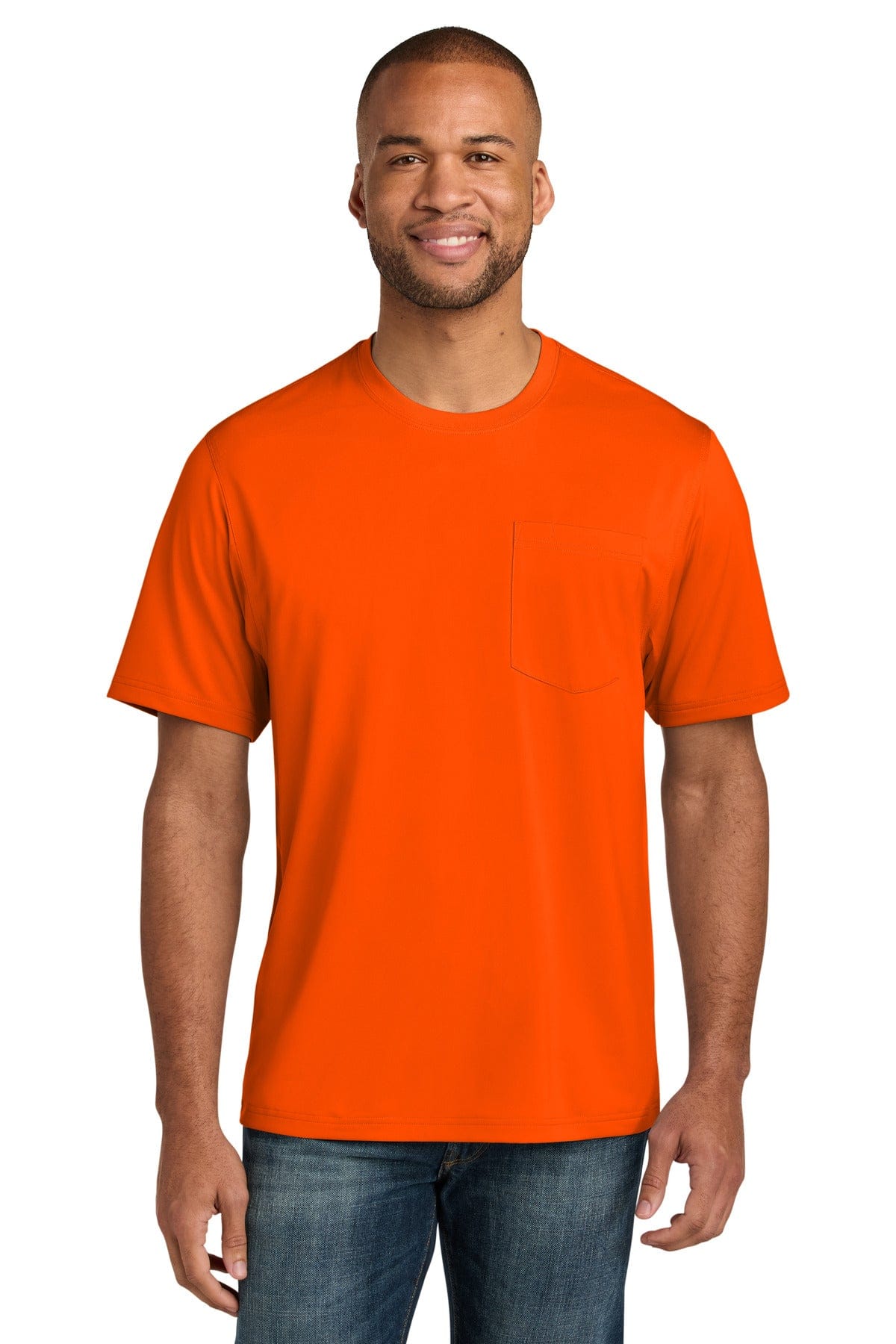 CornerStone T-Shirts L / Safety Orange CornerStone® Workwear Pro Short Sleeve Pocket Tee CS440P