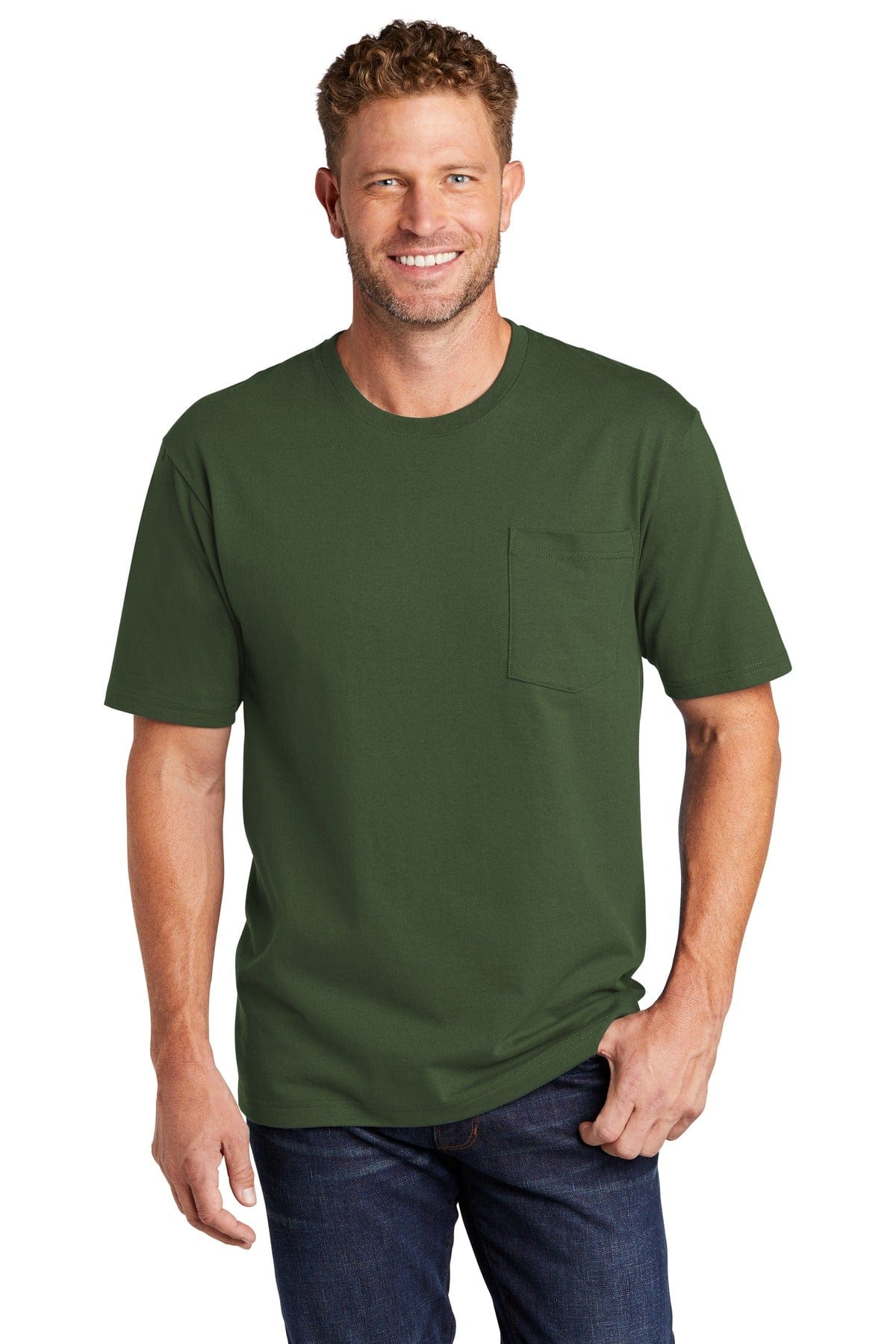 CornerStone T-Shirts S / Dark Green CornerStone  ®  Workwear Pocket Tee CS430