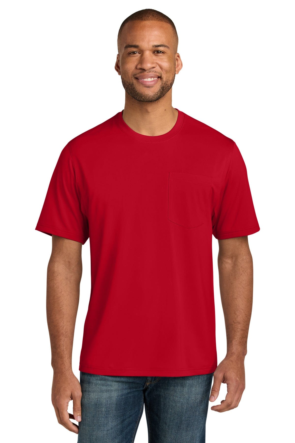 CornerStone T-Shirts S / Red CornerStone® Workwear Pro Short Sleeve Pocket Tee CS440P