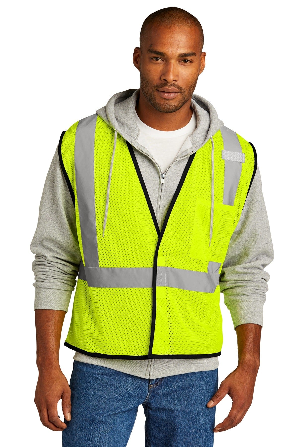 CornerStone Workwear CornerStone  ®  ANSI 107 Class 2 Economy Mesh One-Pocket Vest. CSV100