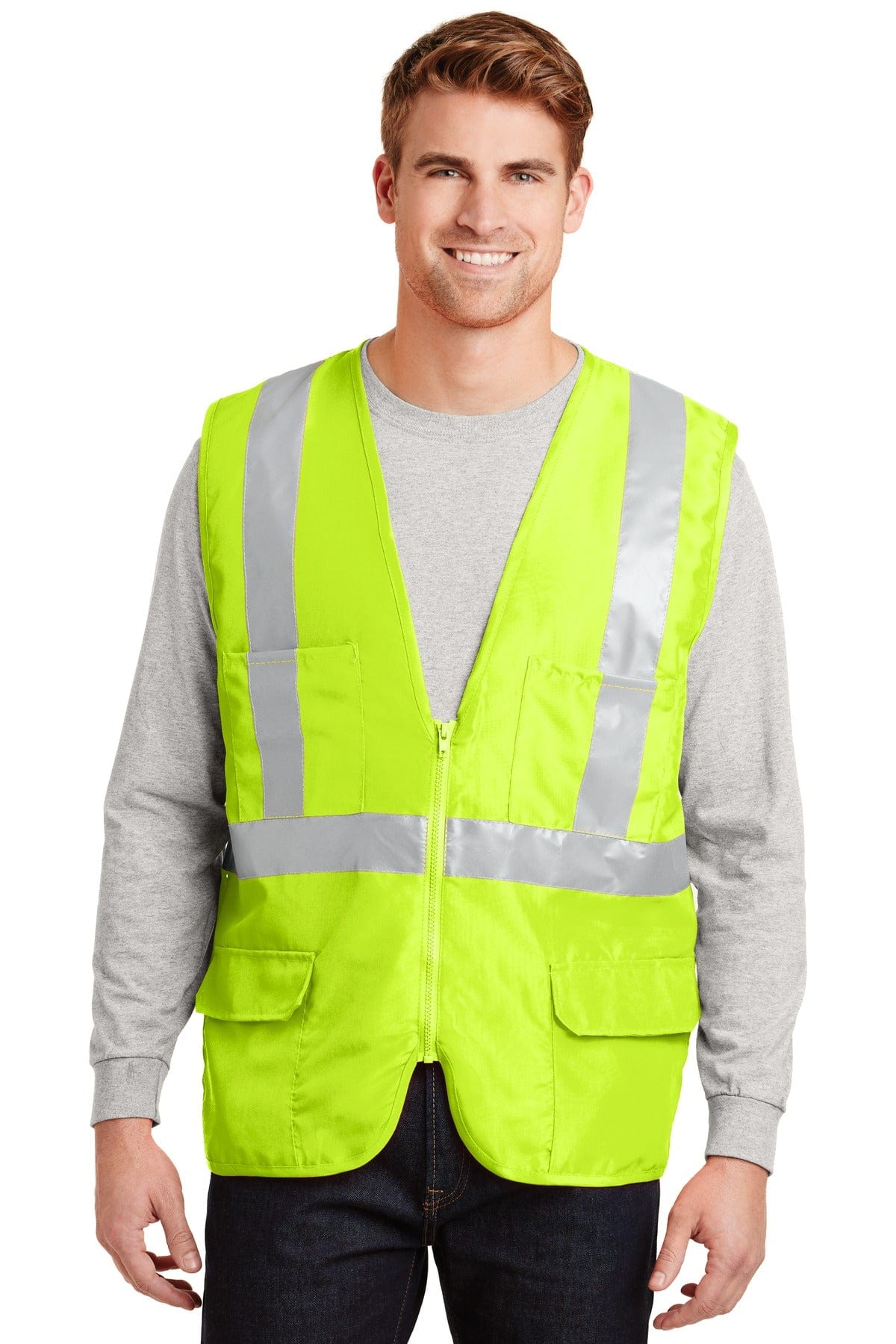CornerStone Workwear CornerStone ®  - ANSI 107 Class 2 Mesh Back Safety Vest. CSV405