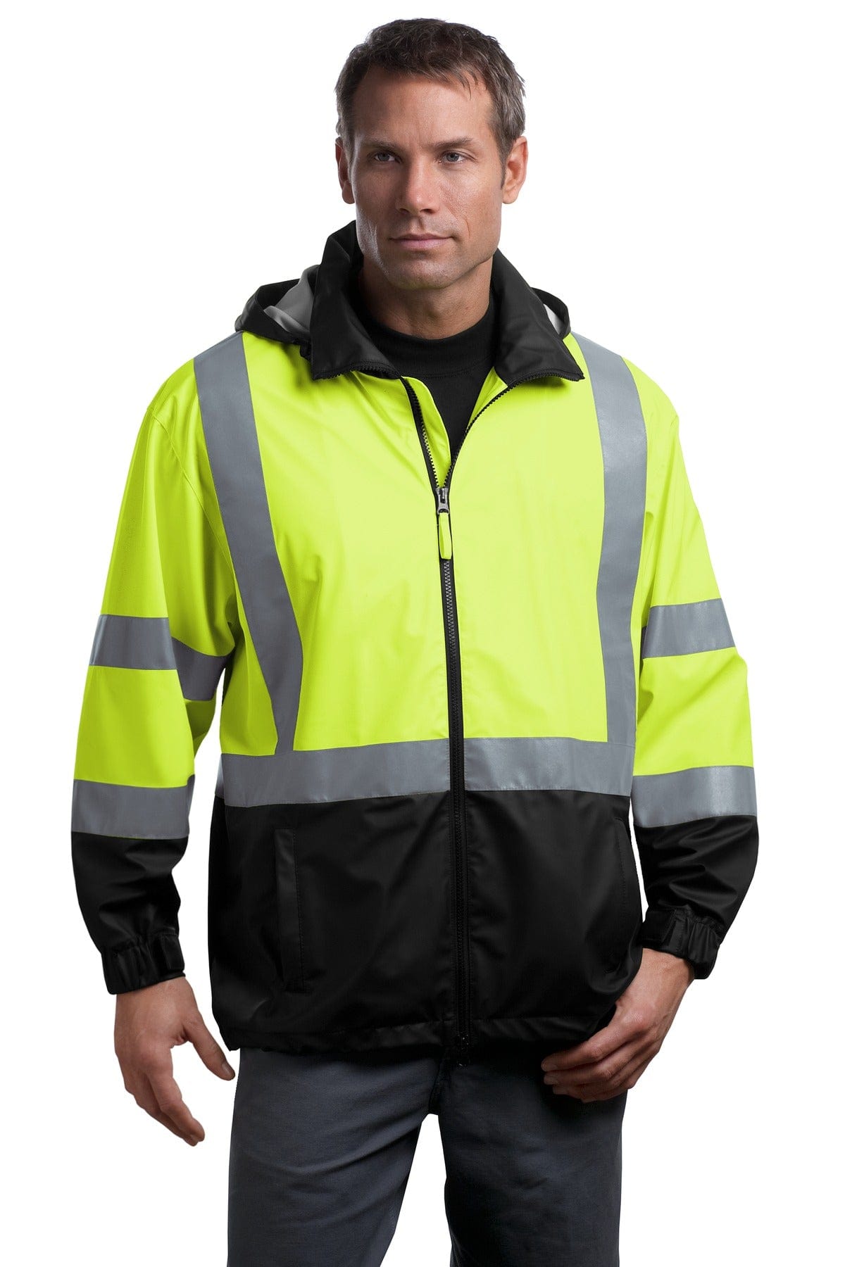 CornerStone Workwear CornerStone ®  - ANSI 107 Class 3 Safety Windbreaker. CSJ25