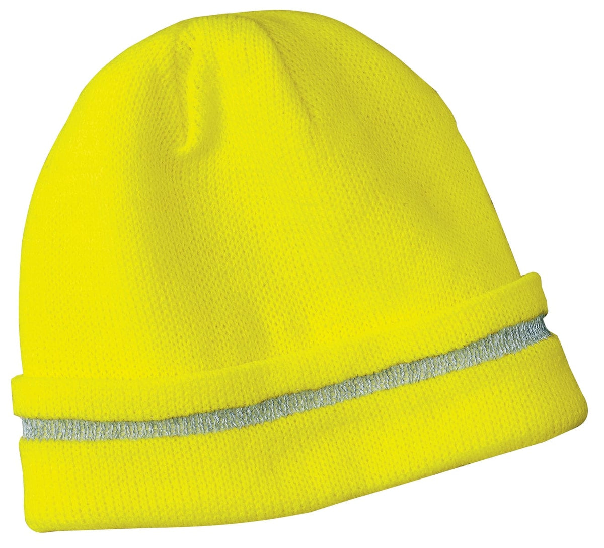 CornerStone Workwear CornerStone Enhanced Visibility Beanie with Reflective Stripe.  CS800