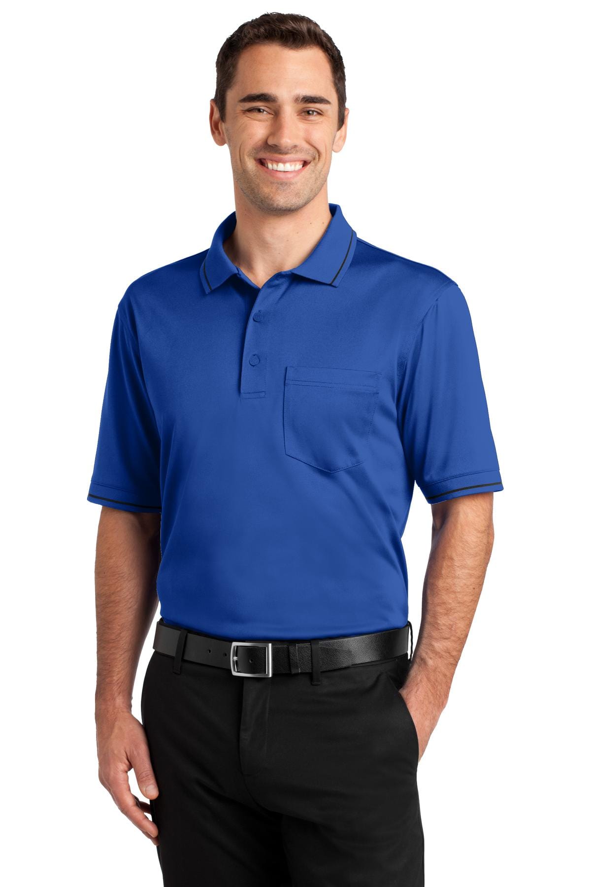 CornerStone Workwear CornerStone ®  Select Snag-Proof Tipped Pocket Polo. CS415