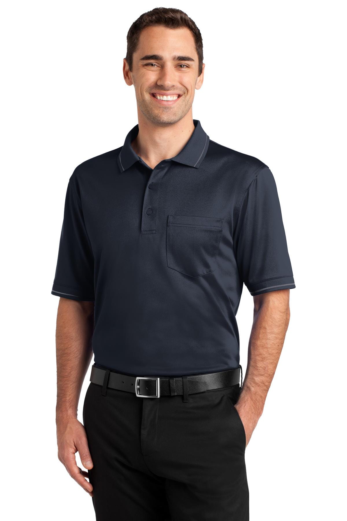 CornerStone Workwear CornerStone ®  Select Snag-Proof Tipped Pocket Polo. CS415