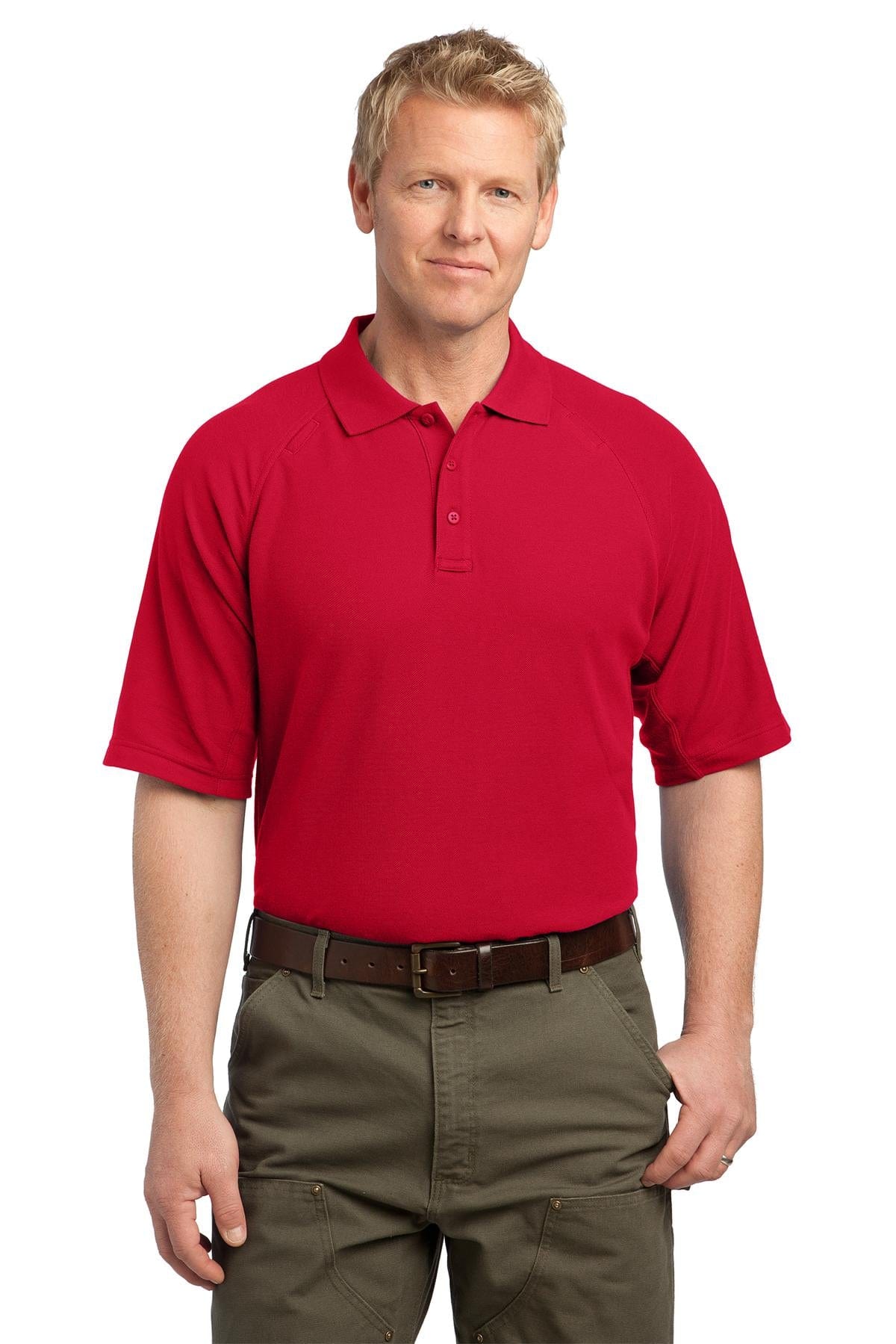 CornerStone Workwear S / Red CornerStone  CS414: EZCotton Tactical Polo