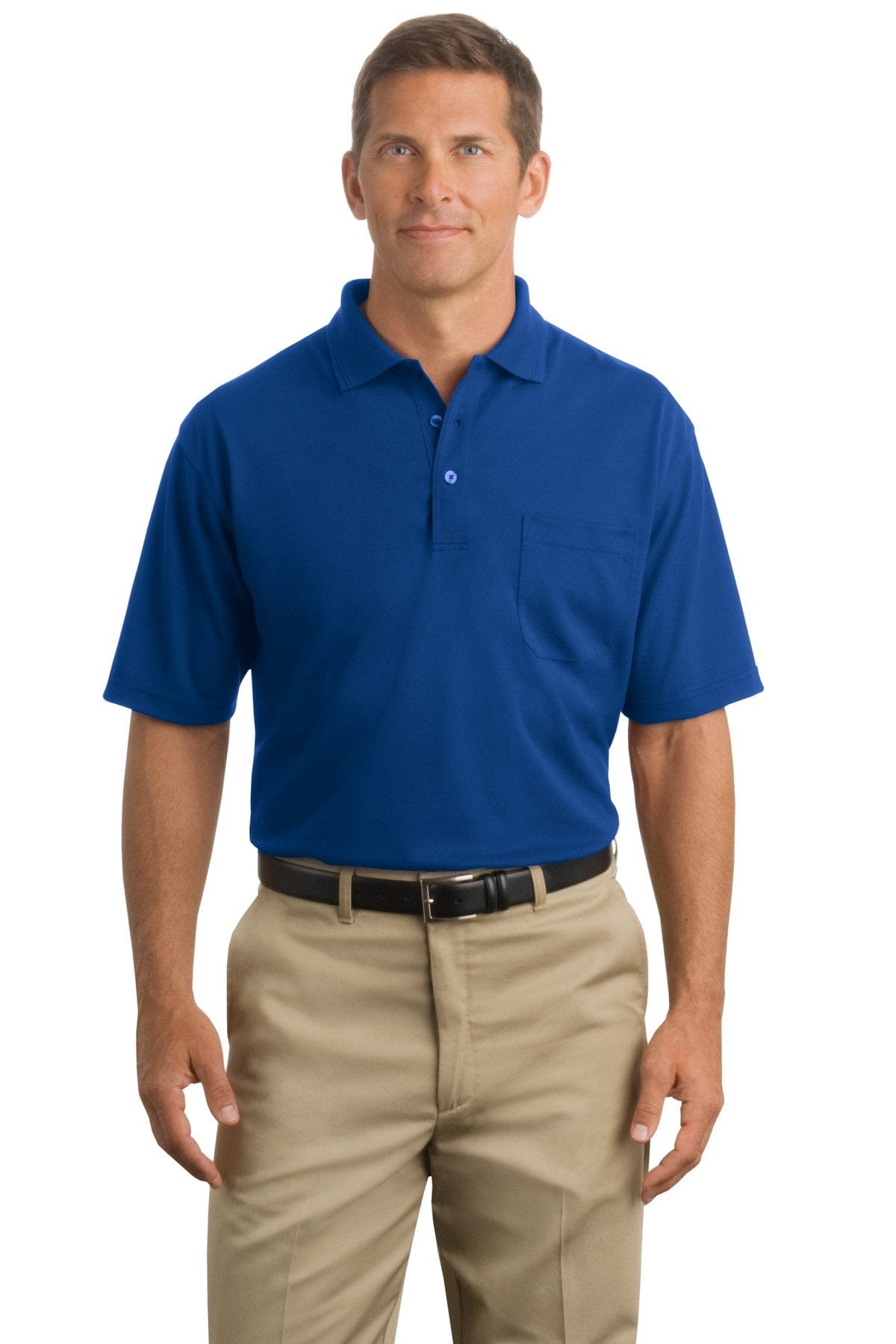 CornerStone Workwear 4XL / Royal DISCONTINUED  CornerStone ®  - Industrial Pocket Pique Polo. CS402P