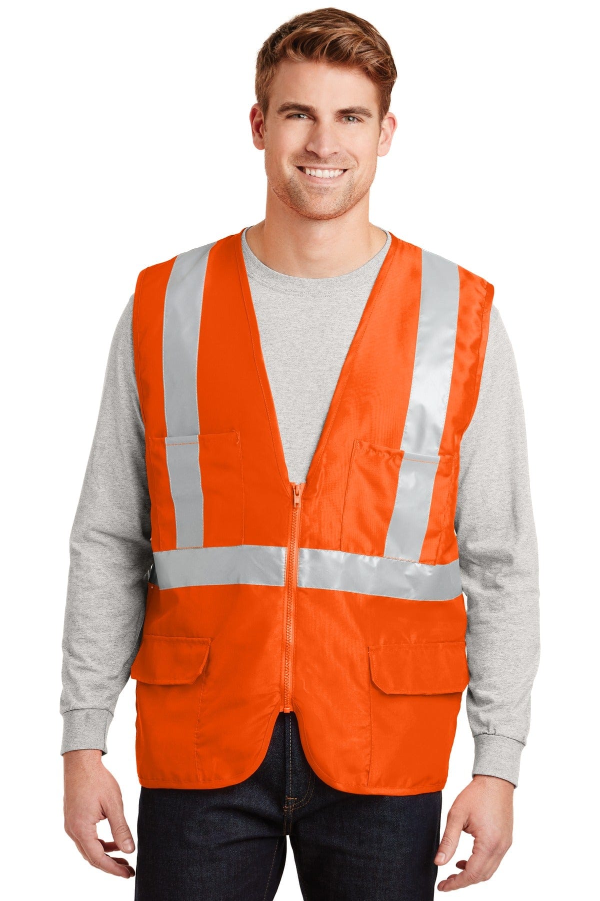 CornerStone Workwear S / Safety Orange CornerStone ®  - ANSI 107 Class 2 Mesh Back Safety Vest. CSV405