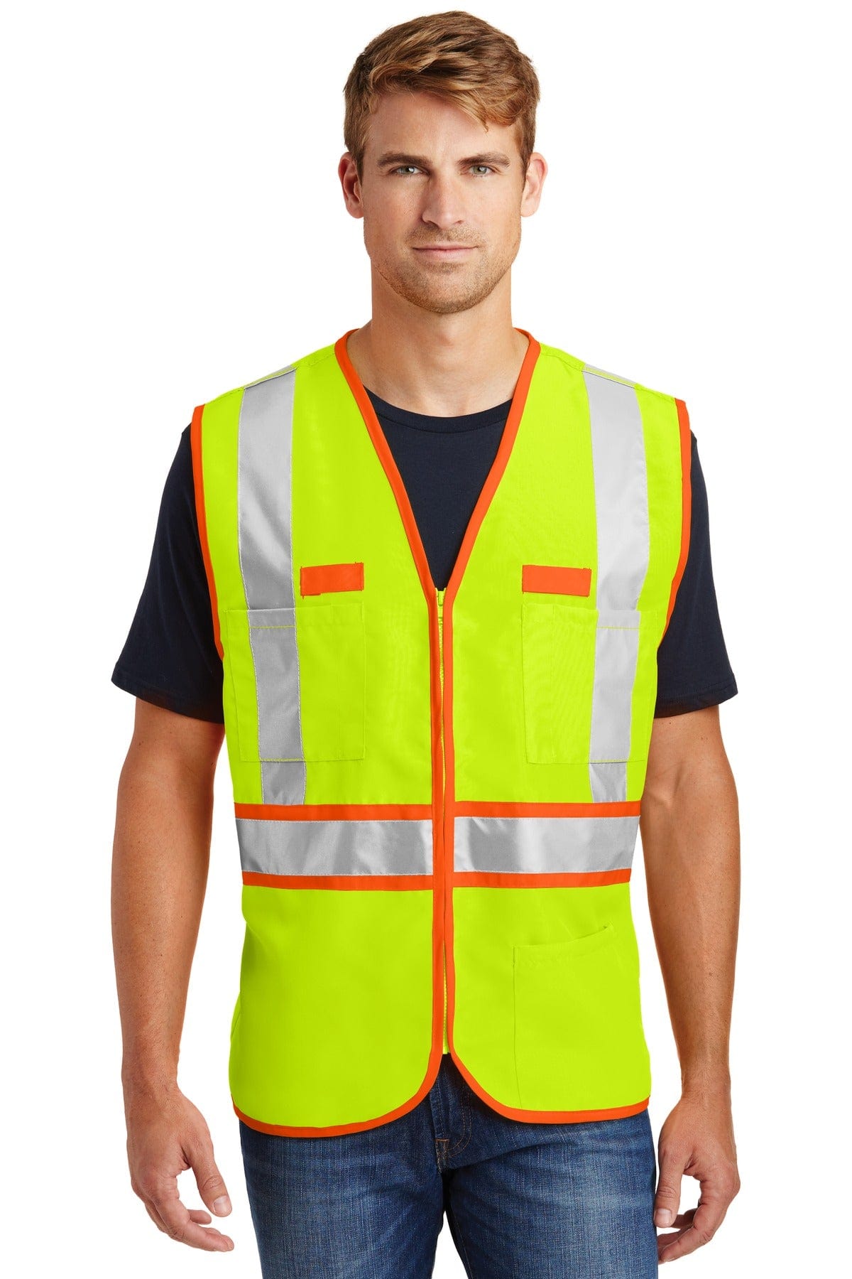 CornerStone - ANSI 107 Class 2 Dual-Color Safety Vest. CSV407 in 