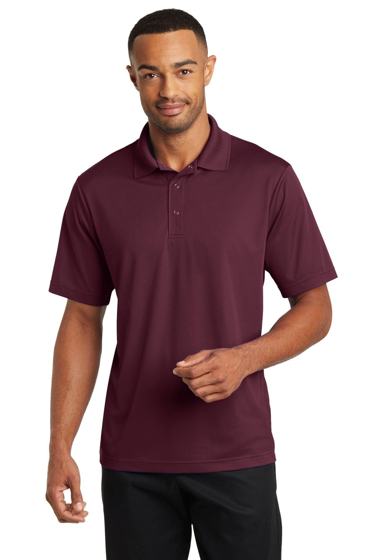 CornerStone Workwear XS / Maroon CornerStone ®  Micropique Gripper Polo. CS421