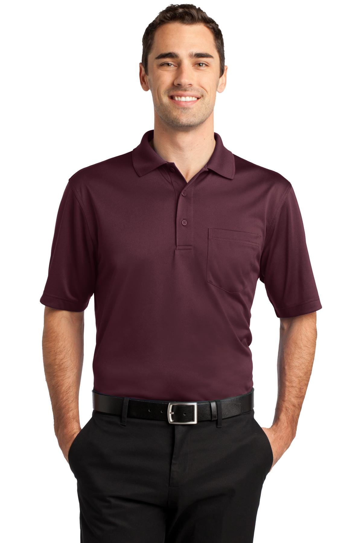 CornerStone Workwear XS / Maroon CornerStone ®  Select Snag-Proof Pocket Polo. CS412P