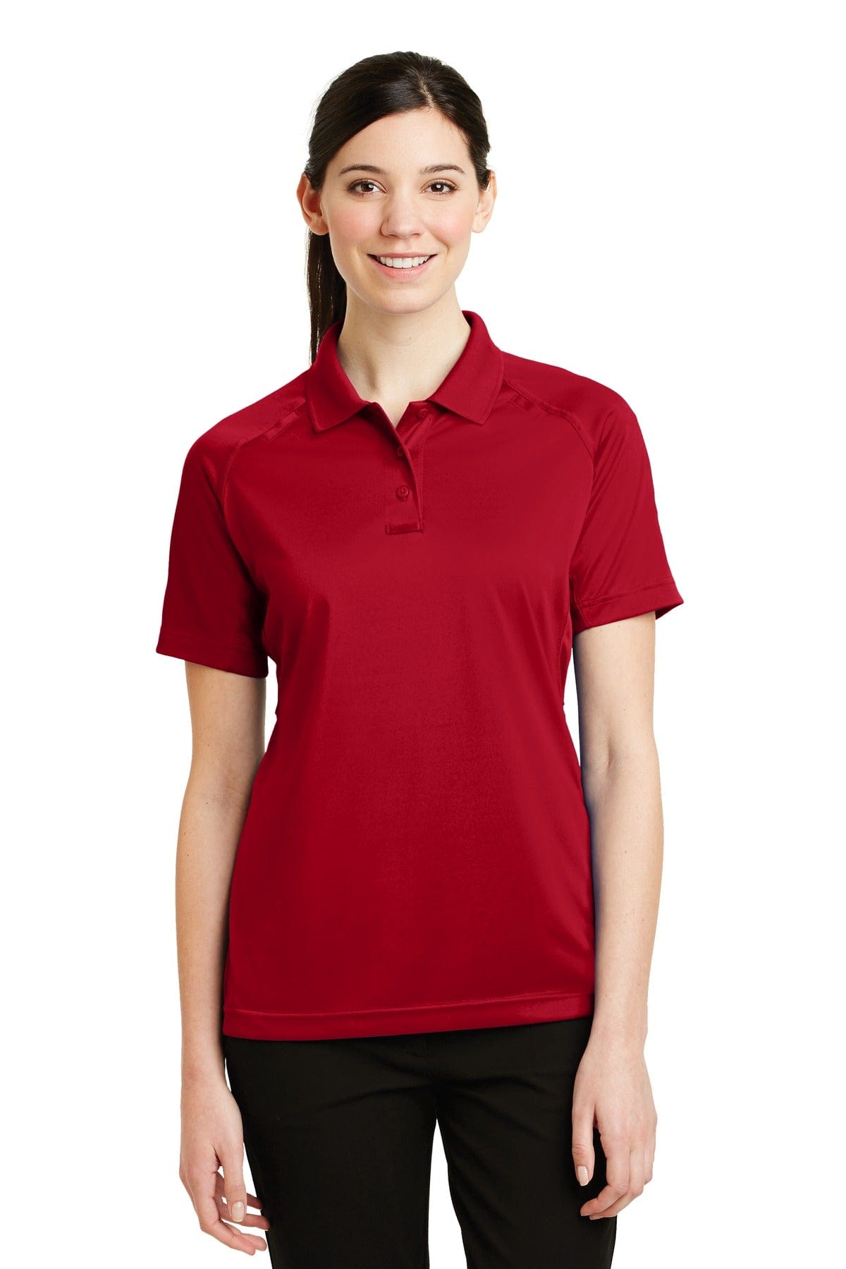 CornerStone Workwear XS / Red CornerStone ®  - Ladies Select Snag-Proof Tactical Polo. CS411