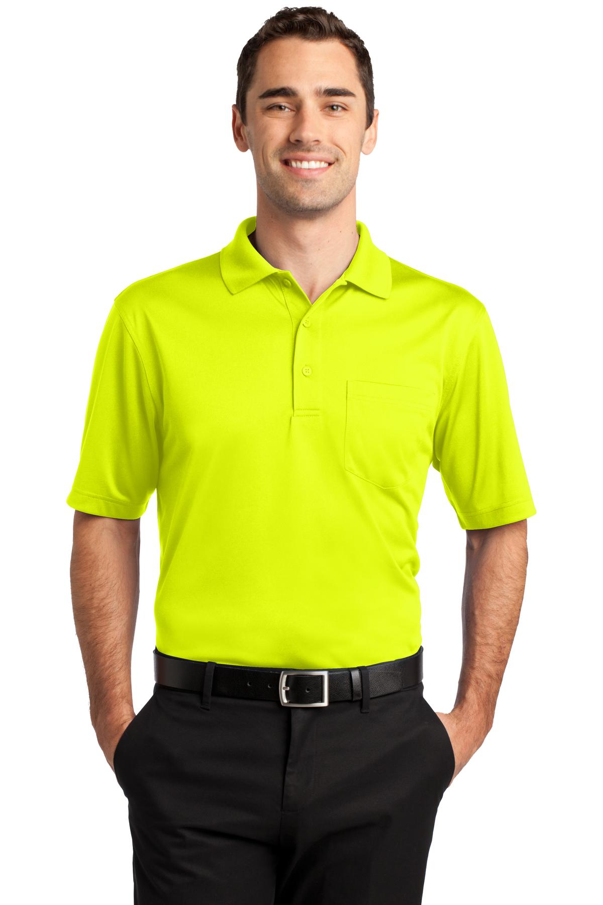 CornerStone Workwear XS / Safety Yellow CornerStone ®  Select Snag-Proof Pocket Polo. CS412P