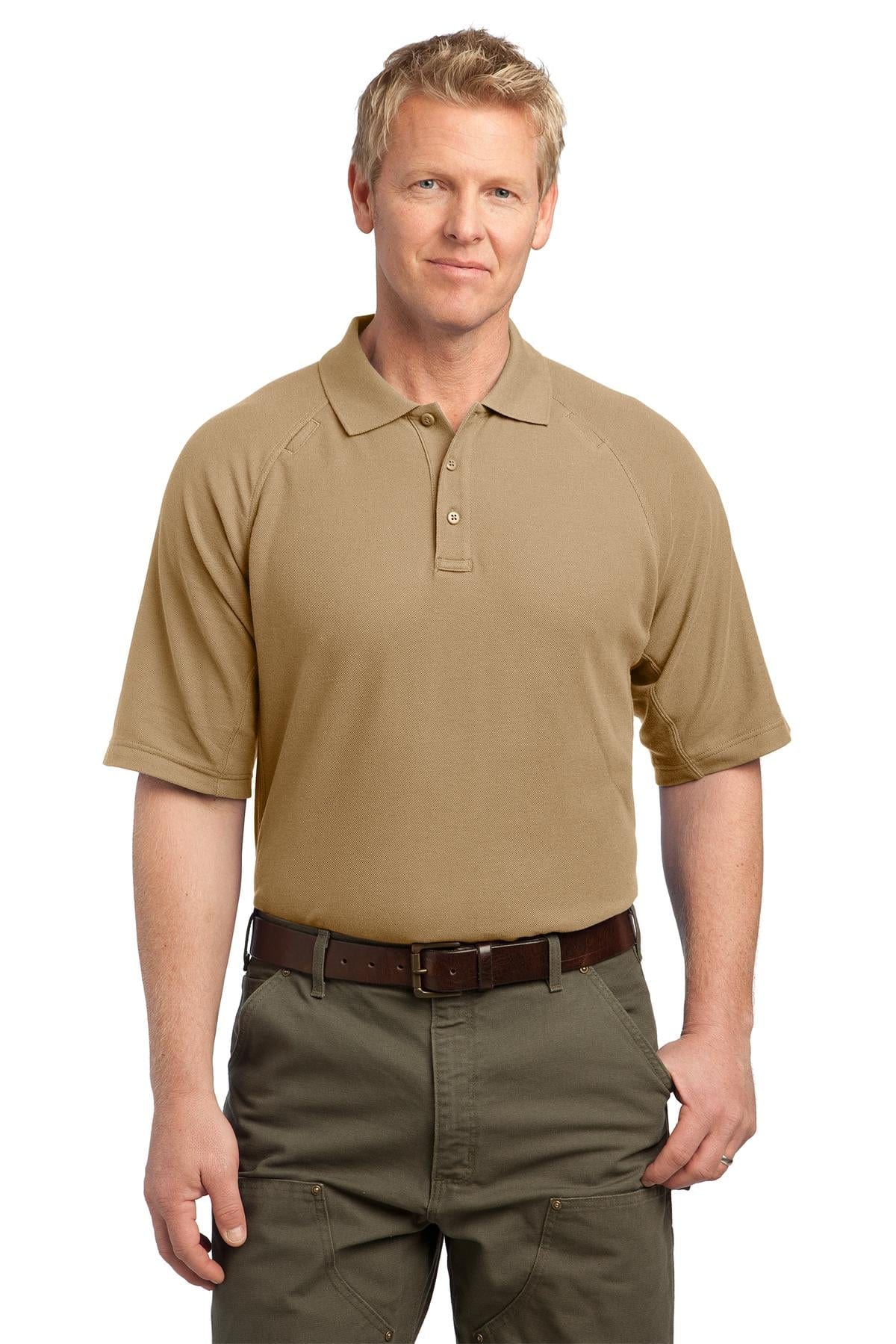 CornerStone Workwear XS / Tan CornerStone  CS414: EZCotton Tactical Polo