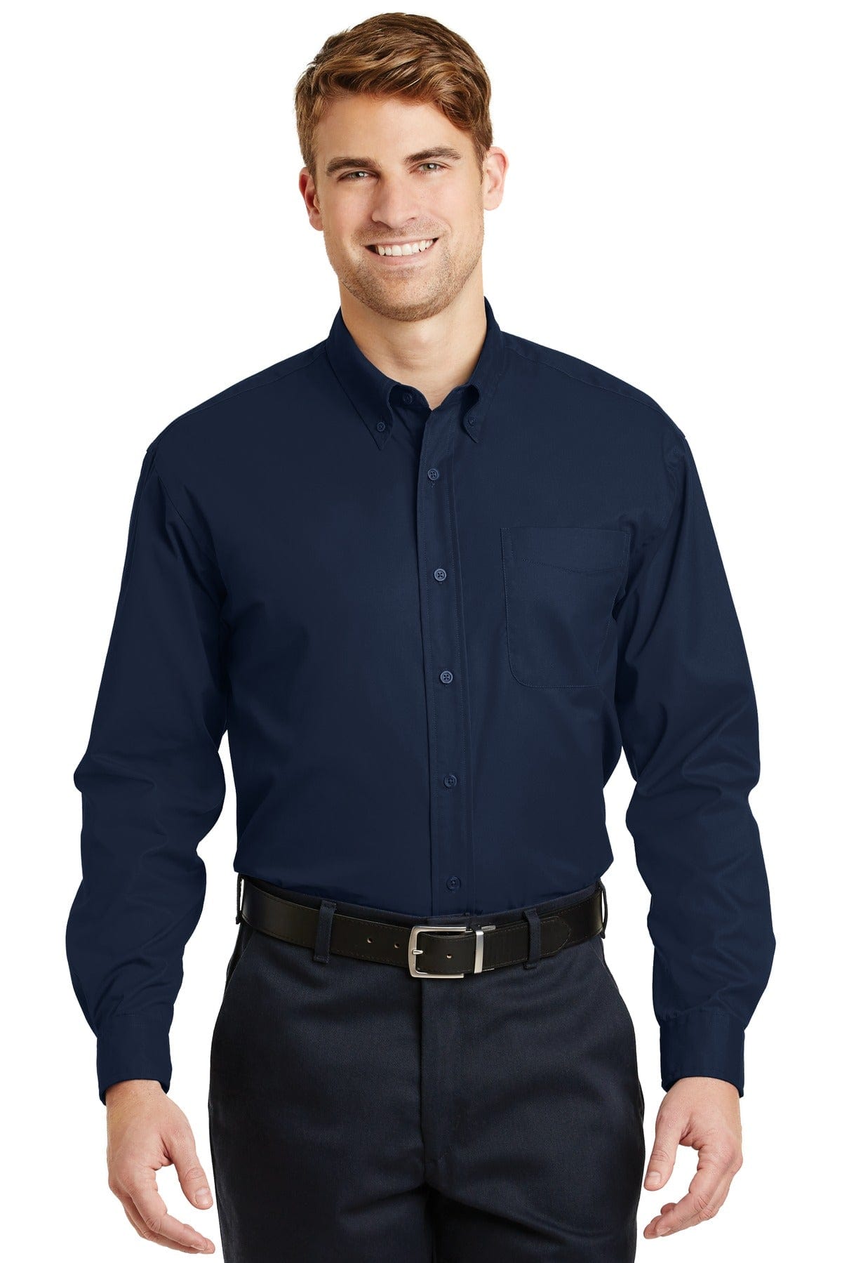 CornerStone Woven Shirts XS / Navy CornerStone ®  - Long Sleeve SuperPro ™  Twill Shirt. SP17