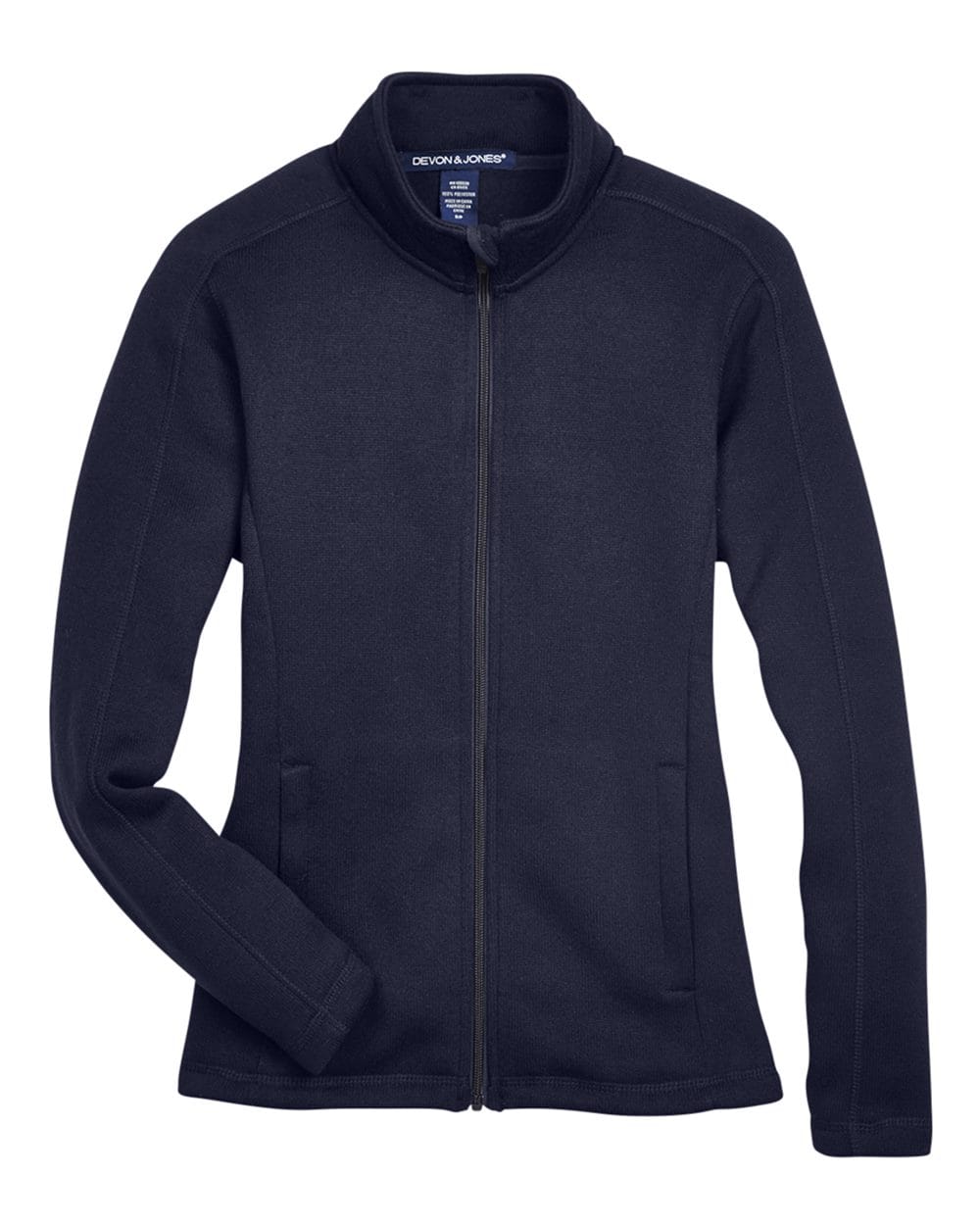 Devon and Jones Outerwear Devon & Jones DG793W Women's Bristol Full-Zip Sweater Fleece Jacket