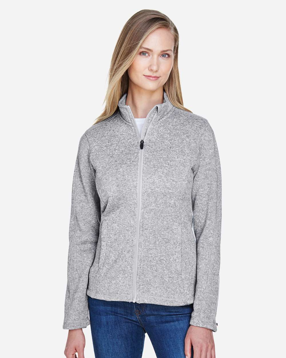 Devon and Jones Outerwear Devon & Jones DG793W Women's Bristol Full-Zip Sweater Fleece Jacket