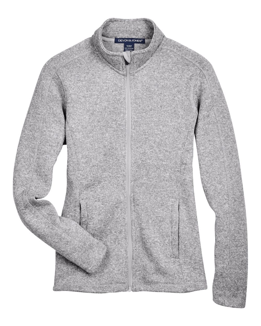 Devon and Jones Outerwear Devon & Jones DG793W Women's Bristol Full-Zip Sweater Fleece Jacket
