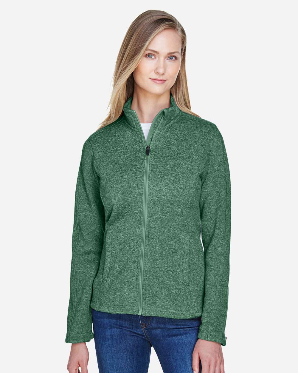 Devon and Jones Outerwear Devon & Jones DG793W Women's Bristol Full-Zip Sweater Fleece Jacket