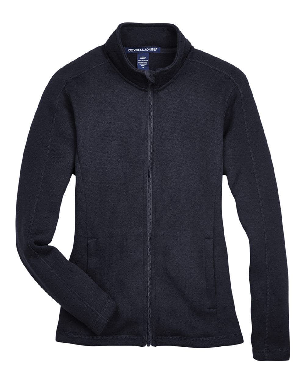 Devon and Jones Outerwear Devon & Jones DG793W Women's Bristol Full-Zip Sweater Fleece Jacket
