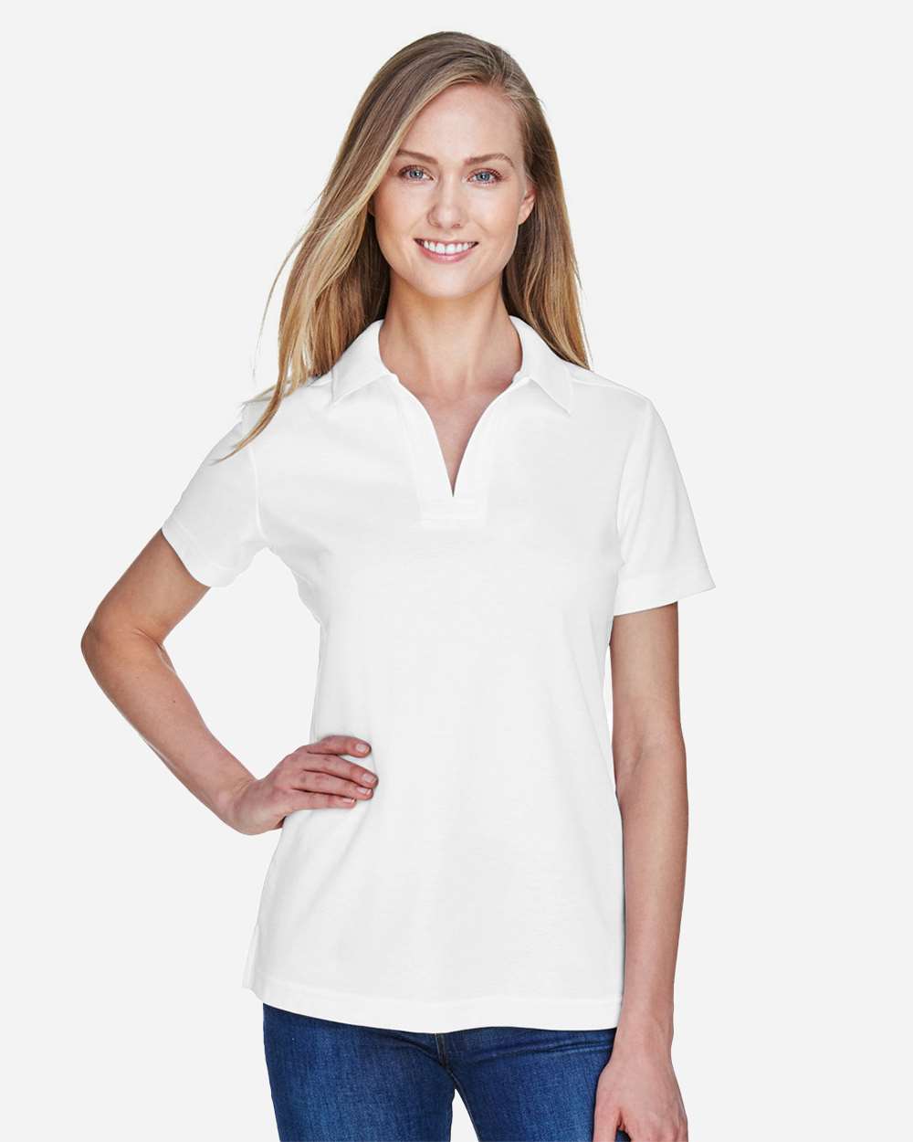 Devon and Jones Polos Devon & Jones D100W Women's Pima Piqué Polo