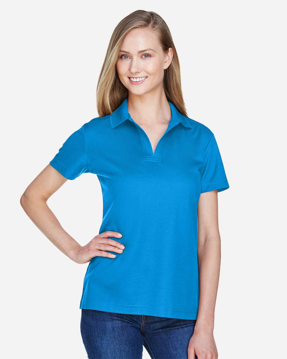 Devon and Jones Polos Devon & Jones D100W Women's Pima Piqué Polo