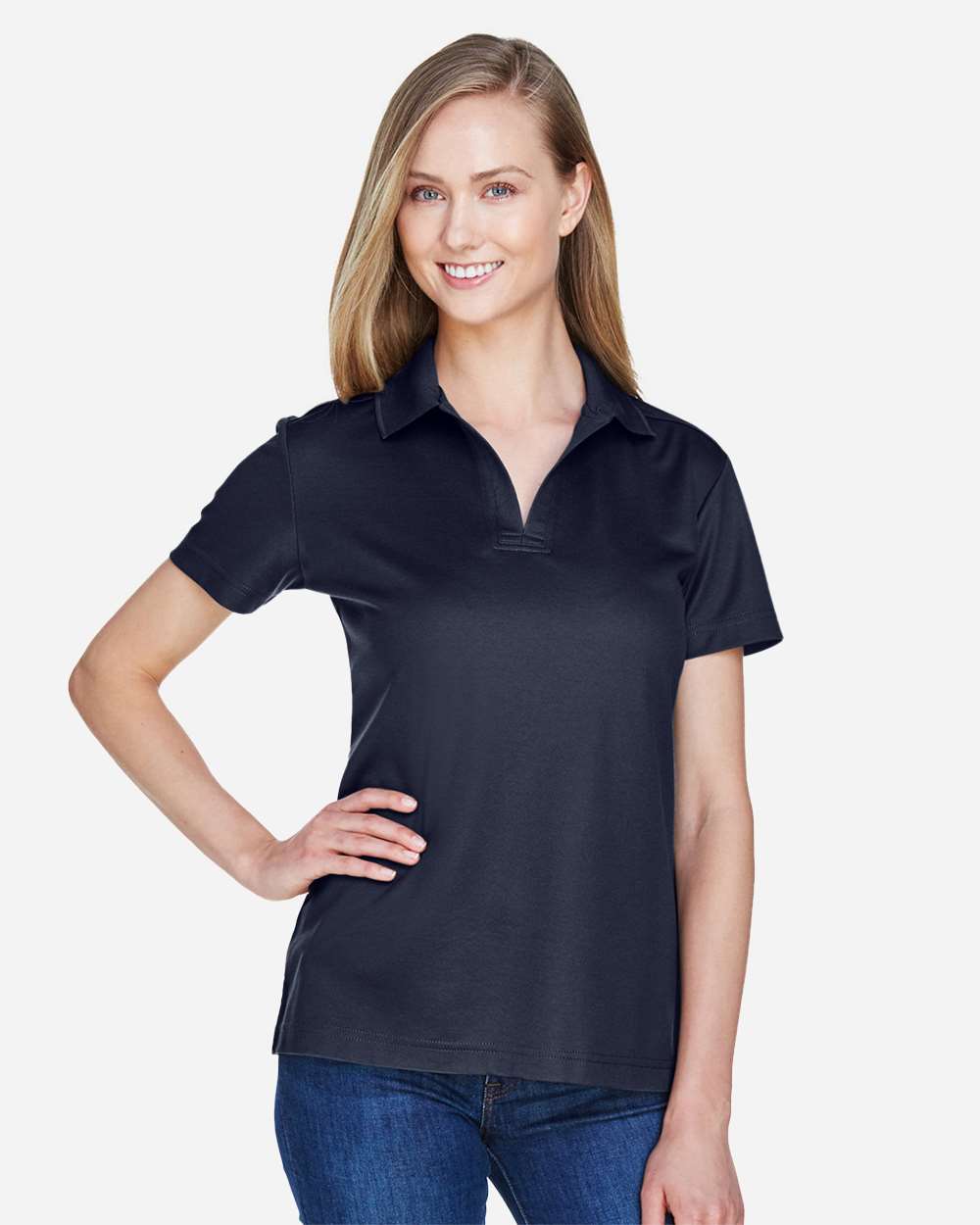 Devon and Jones Polos Devon & Jones D100W Women's Pima Piqué Polo
