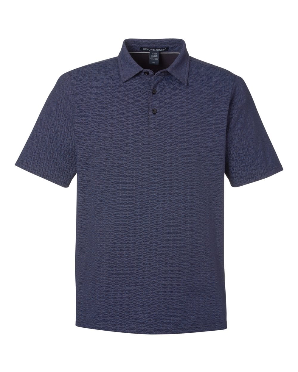 Devon and Jones Polos Devon & Jones DG101 Men's Crownlux Performance® Geo Polo