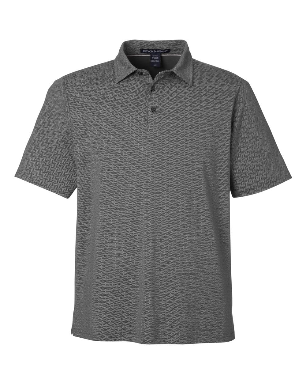 Devon and Jones Polos Devon & Jones DG101 Men's Crownlux Performance® Geo Polo