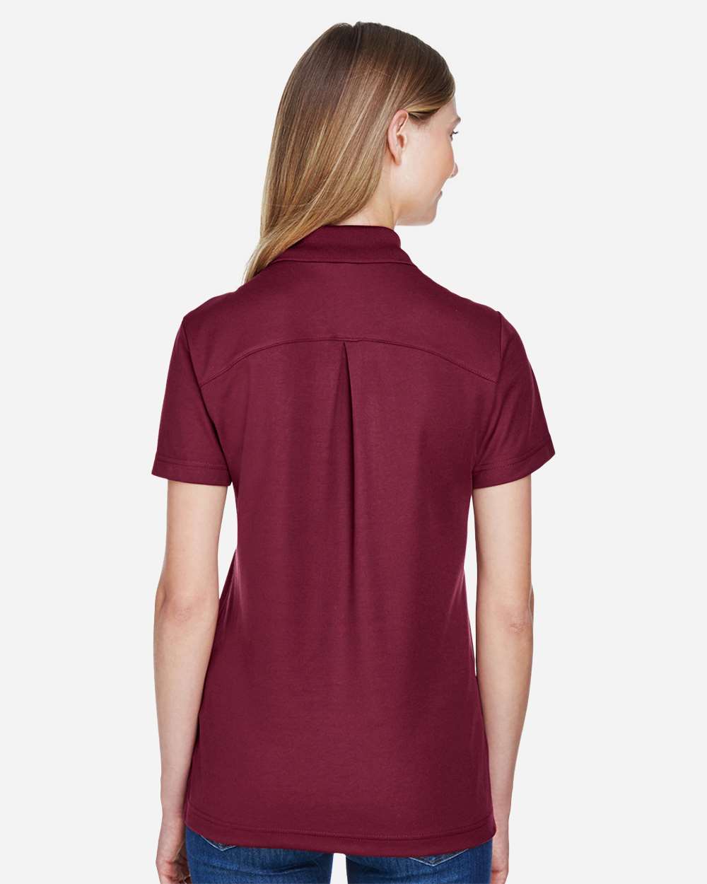 Devon and Jones Polos Devon & Jones DG20W Women's CrownLux Performance Plaited Polo