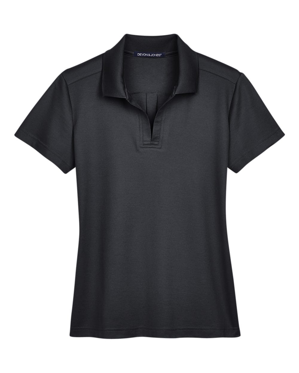 Devon and Jones Polos XS / Black Devon & Jones D100W Women's Pima Piqué Polo