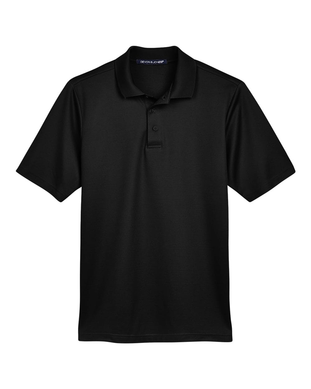 Devon and Jones Polos XS / Black Devon & Jones DG20 Men's CrownLux Performance Plaited Polo