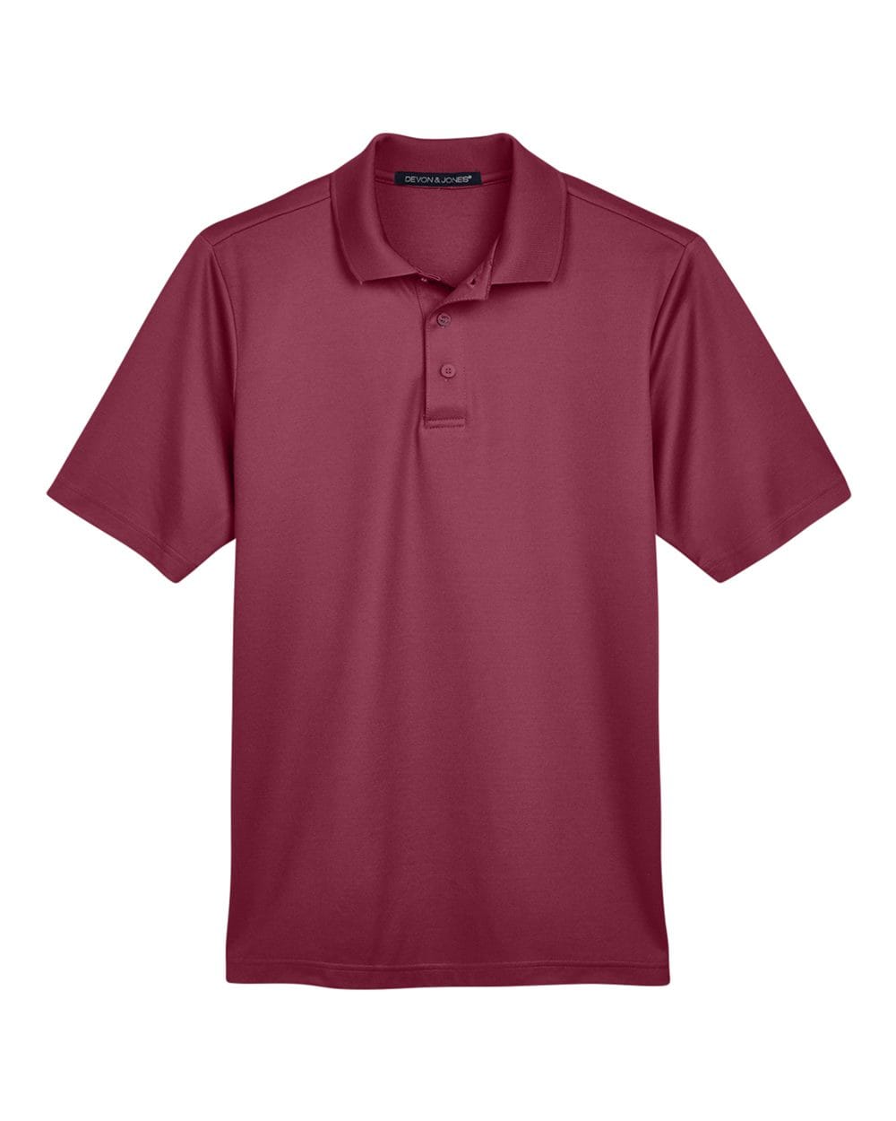Devon and Jones Polos XS / Burgundy Devon & Jones DG20 Men's CrownLux Performance Plaited Polo