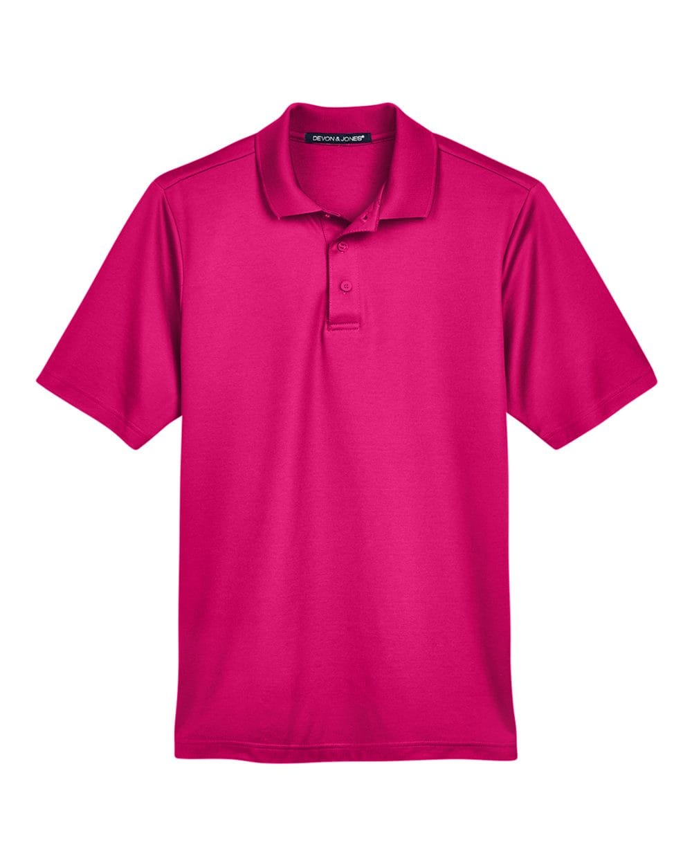Devon and Jones Polos XS / Crown Raspberry Devon & Jones DG20 Men's CrownLux Performance Plaited Polo