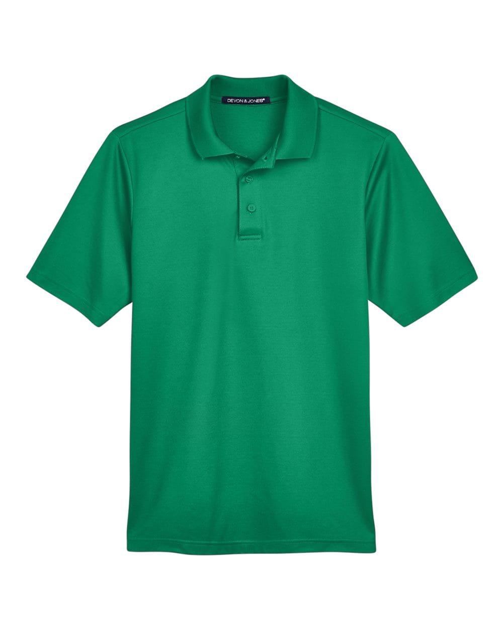 Devon and Jones Polos XS / Kelly Green Devon & Jones DG20 Men's CrownLux Performance Plaited Polo