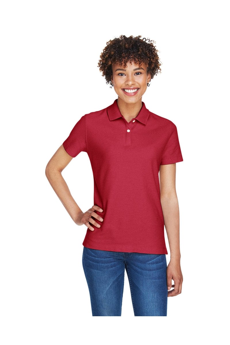 Devon & Jones Polos/Knits M / Red Devon & Jones DG150W: Ladies' DRYTEC20(tm) Performance Polo