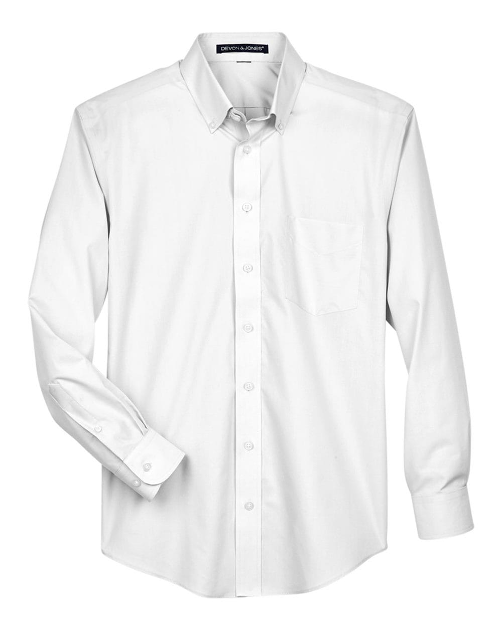 Devon & Jones Wovens Devon & Jones D620 Men's Crown Collection® Broadcloth Woven Dress Shirt