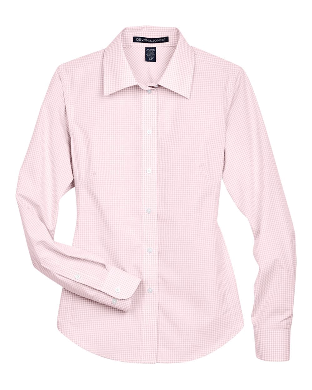 Devon & Jones Wovens Devon & Jones D640W Women's Crown Collection® Gingham Check Woven Dress Shirt