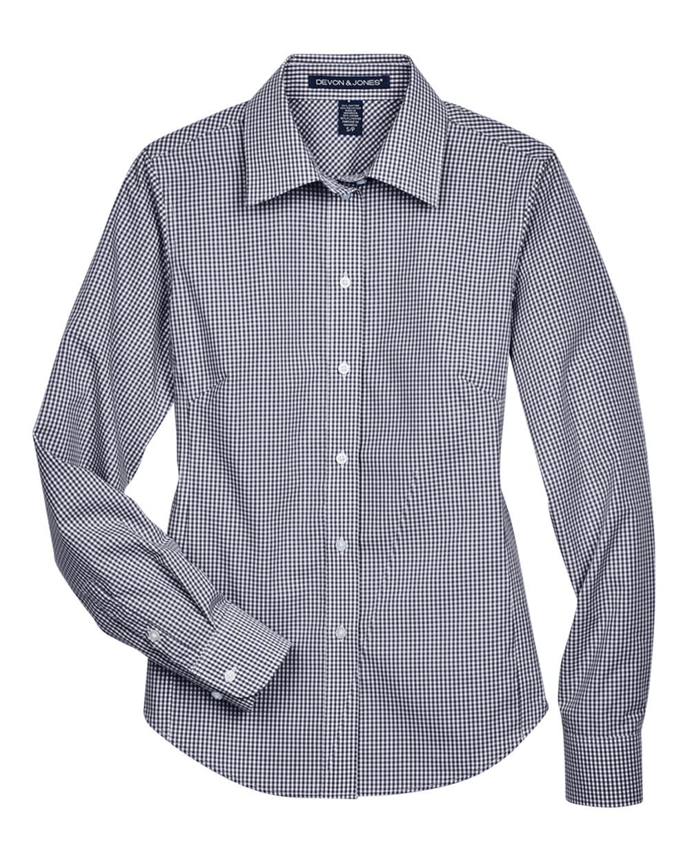 Devon & Jones Wovens Devon & Jones D640W Women's Crown Collection® Gingham Check Woven Dress Shirt