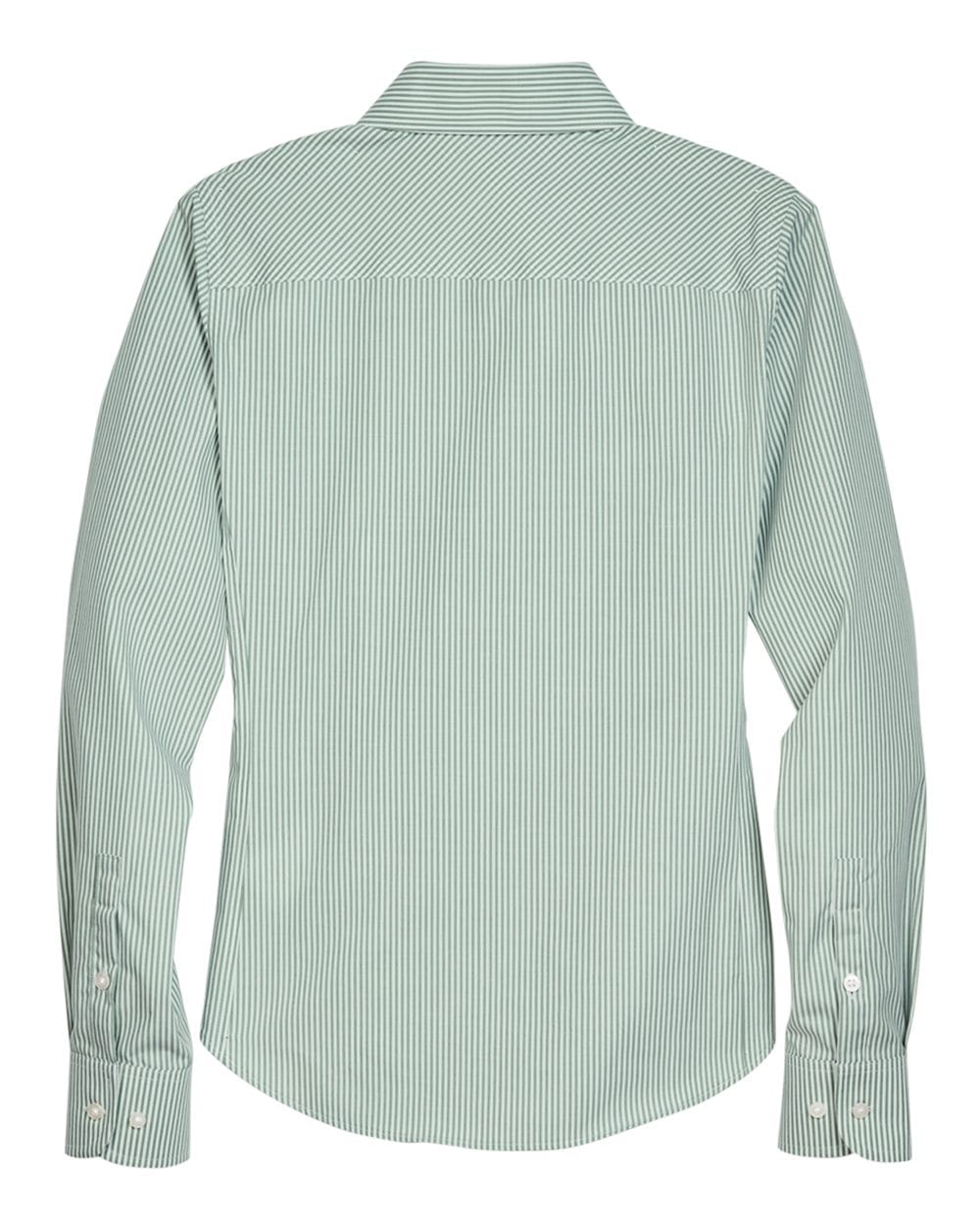 Devon & Jones Wovens Devon & Jones D645W Women's Crown Collection® Banker Stripe Woven Dress Shirt