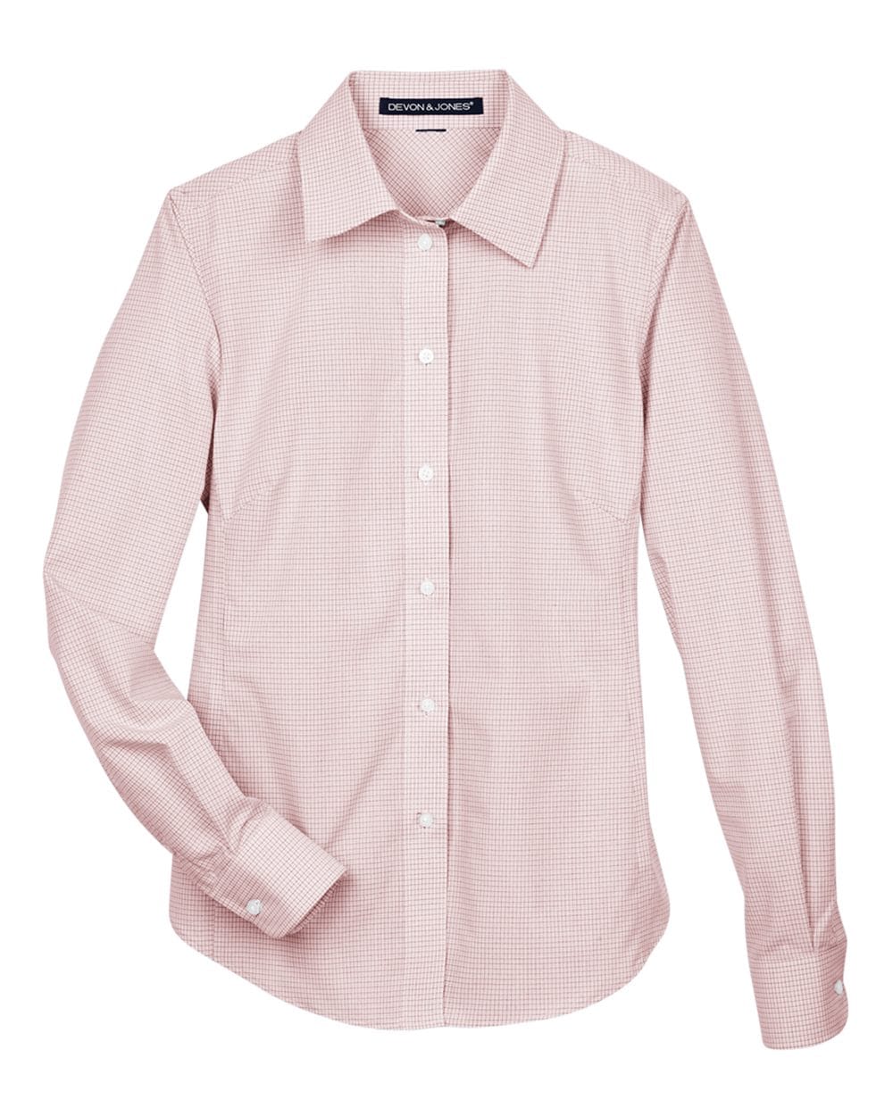 Devon & Jones Wovens Devon & Jones DG510W Women's Crown Collection® Micro Tattersall Woven Dress Shirt