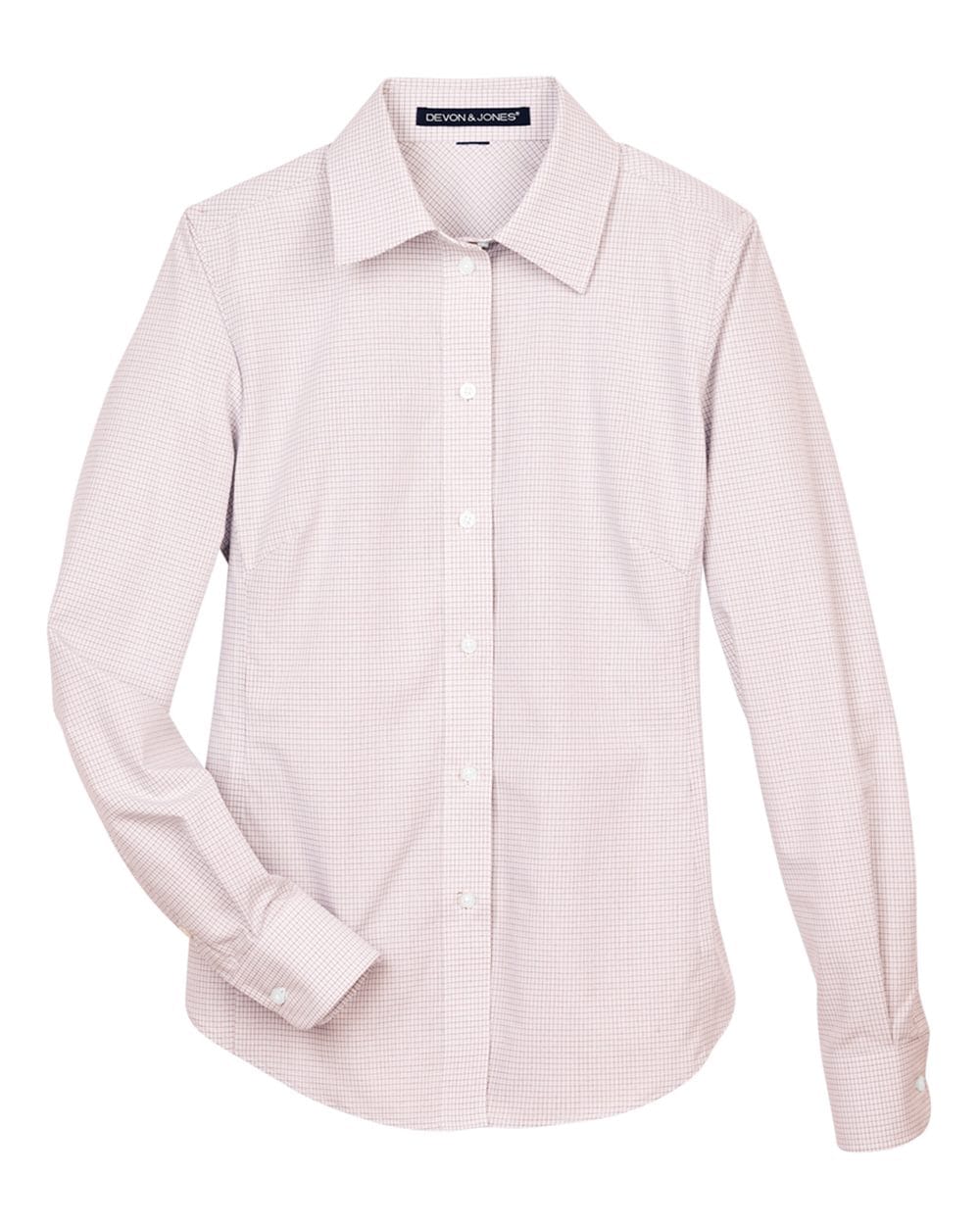 Devon & Jones Wovens Devon & Jones DG510W Women's Crown Collection® Micro Tattersall Woven Dress Shirt