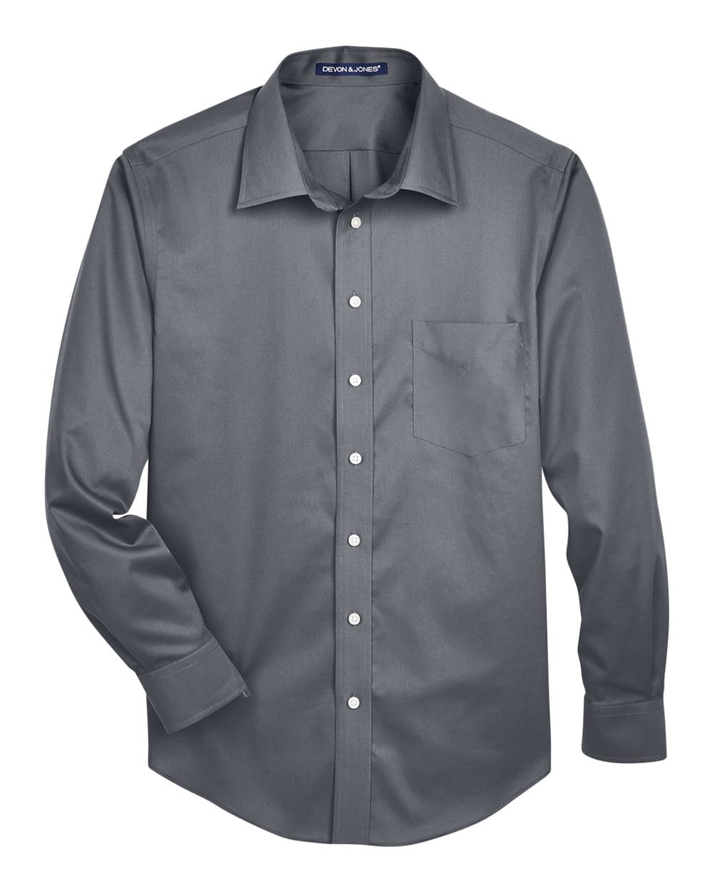 Devon & Jones Wovens Devon & Jones DG530T Men's Tall Crown Collection® Solid Stretch Twill Woven Dress Shirt