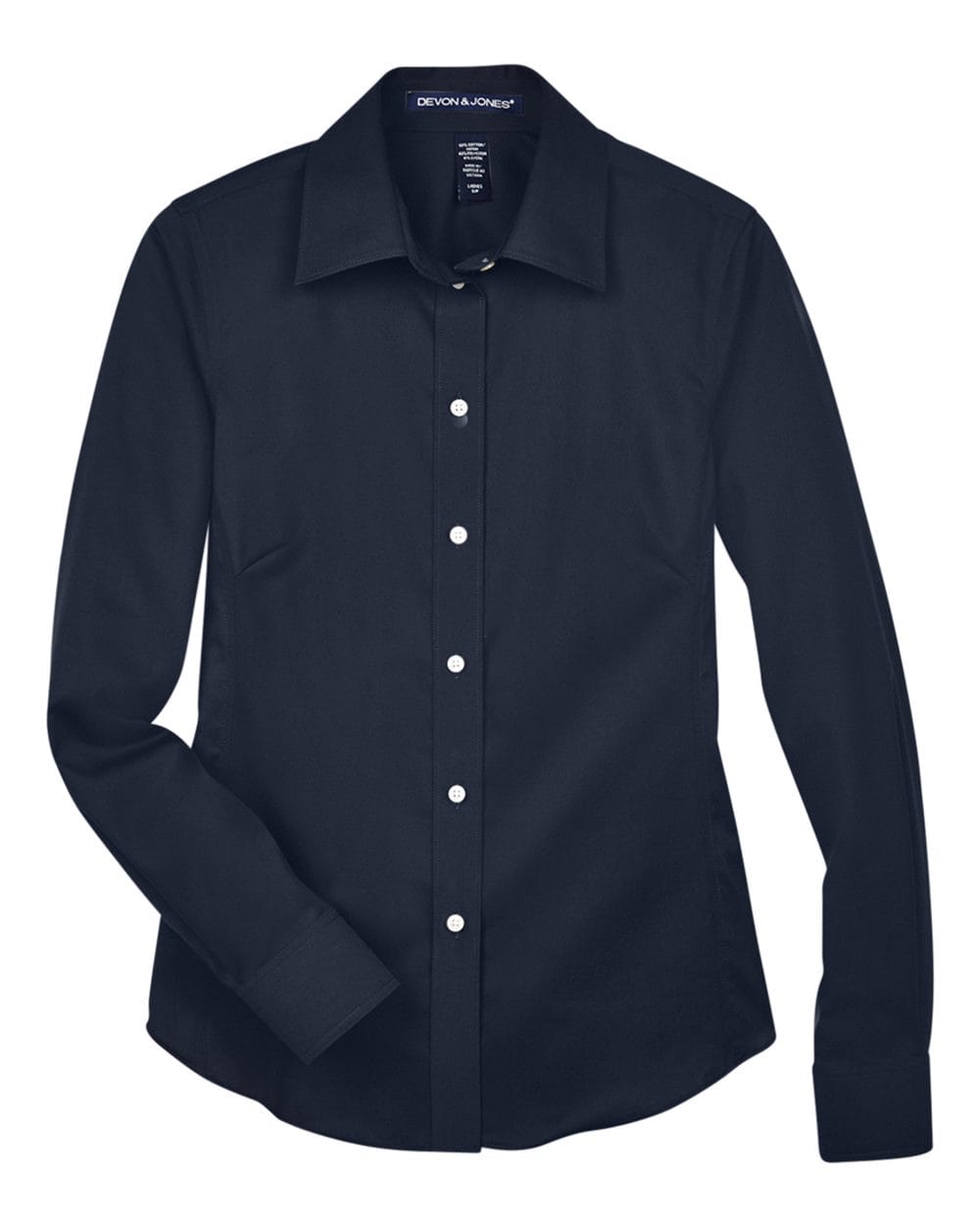 Devon & Jones Wovens Devon & Jones DG530W Women's Crown Collection® Solid Stretch Twill Woven Dress Shirt