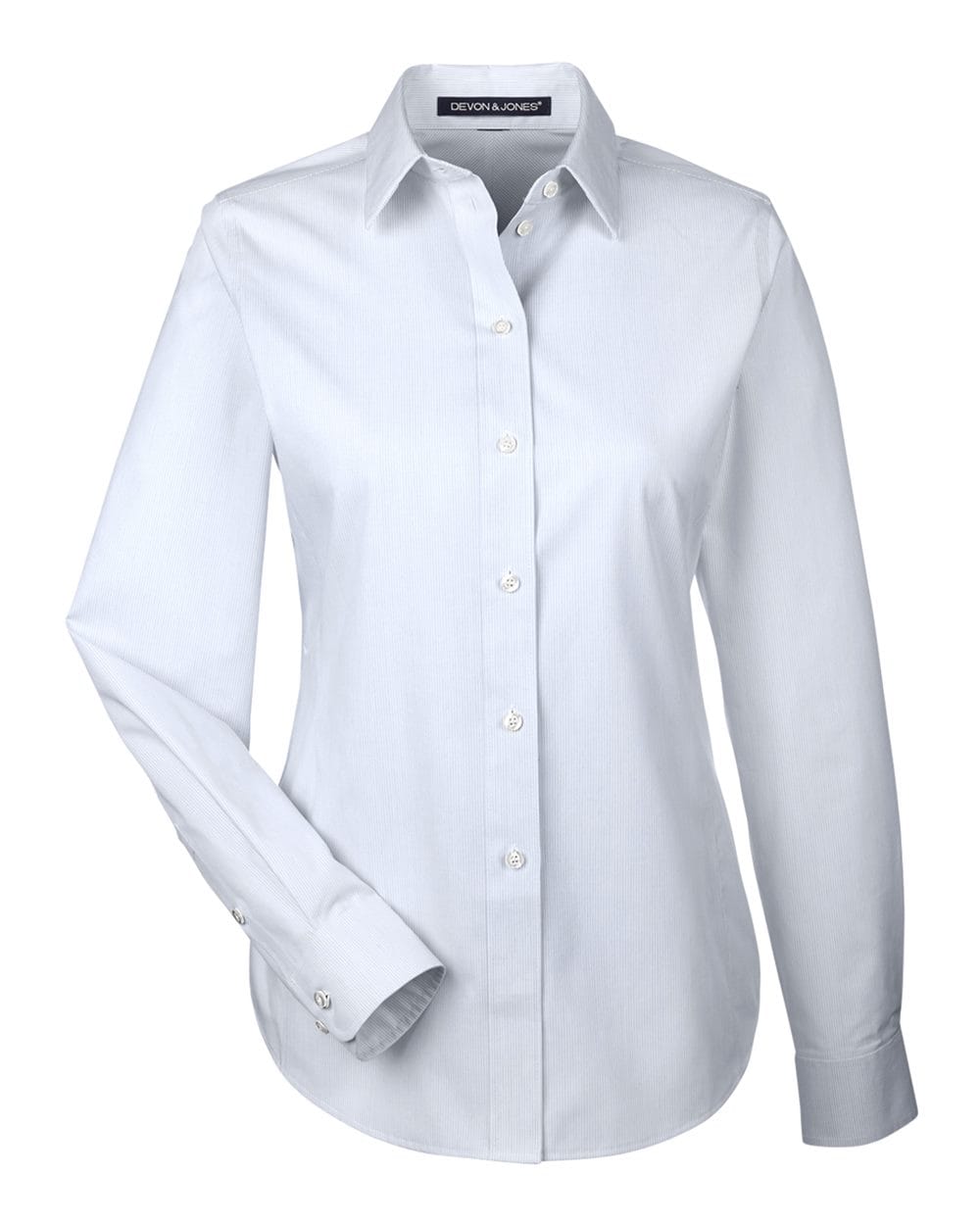 Devon & Jones Wovens Devon & Jones DG534W Women's Crown Collection® Striped Woven Dress Shirt