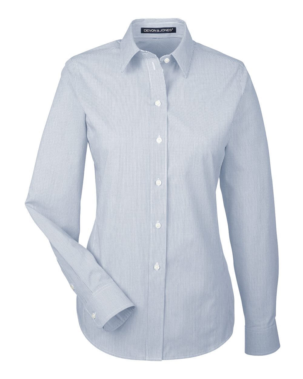 Devon & Jones Wovens Devon & Jones DG534W Women's Crown Collection® Striped Woven Dress Shirt