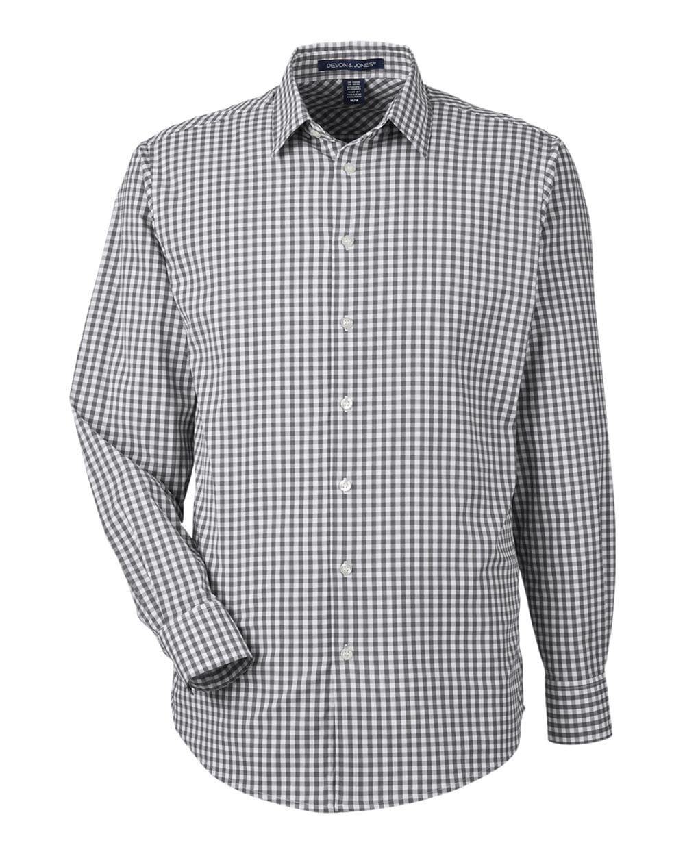 Devon & Jones Wovens Devon & Jones DG536 Men's CrownLux Performance® Gingham Dress Shirt