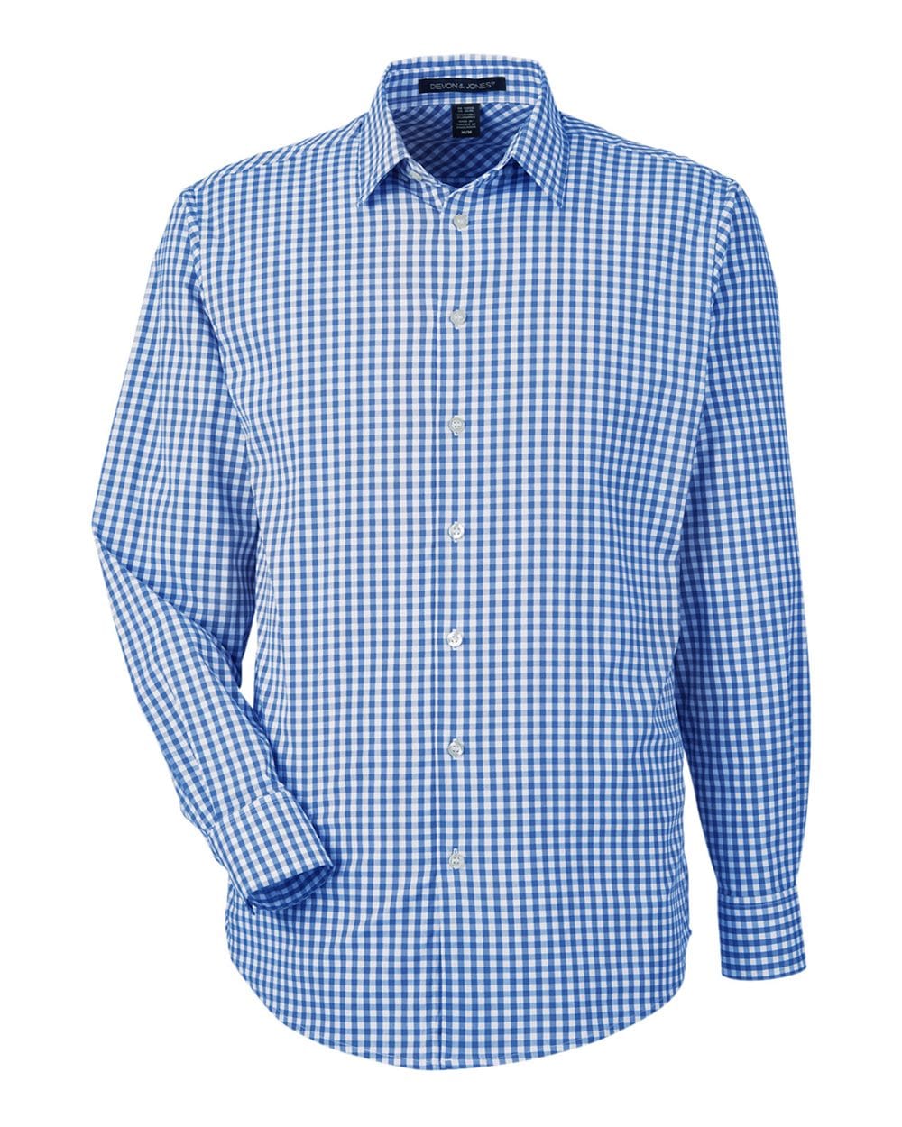 Devon & Jones Wovens Devon & Jones DG536 Men's CrownLux Performance® Gingham Dress Shirt