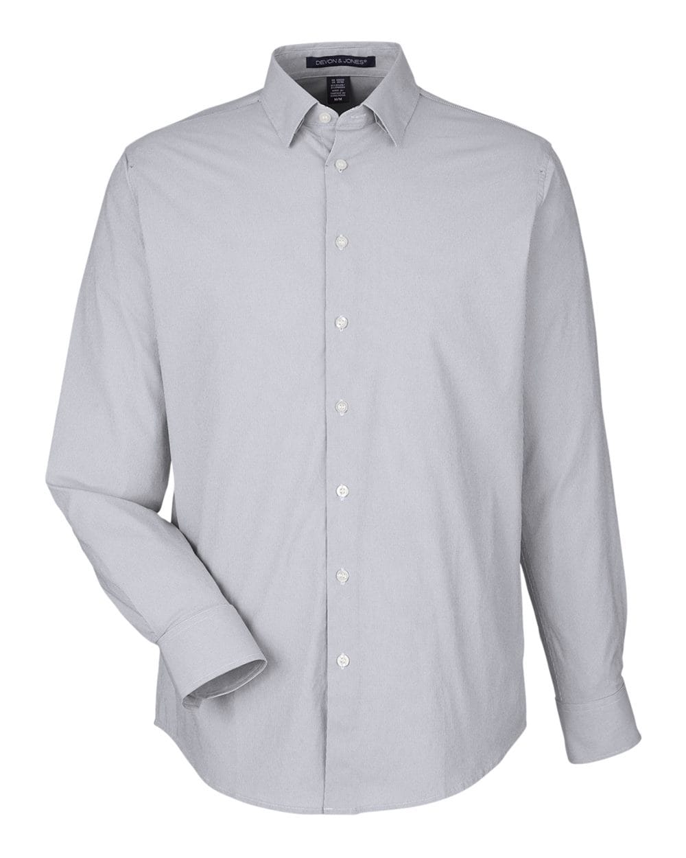 Devon & Jones Wovens Devon & Jones DG537 Men's CrownLux Performance® Microstripe Dress Shirt