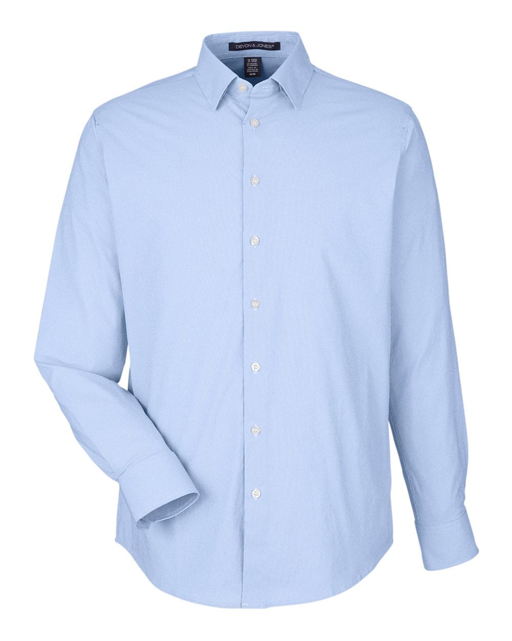 Devon & Jones Wovens Devon & Jones DG537 Men's CrownLux Performance® Microstripe Dress Shirt